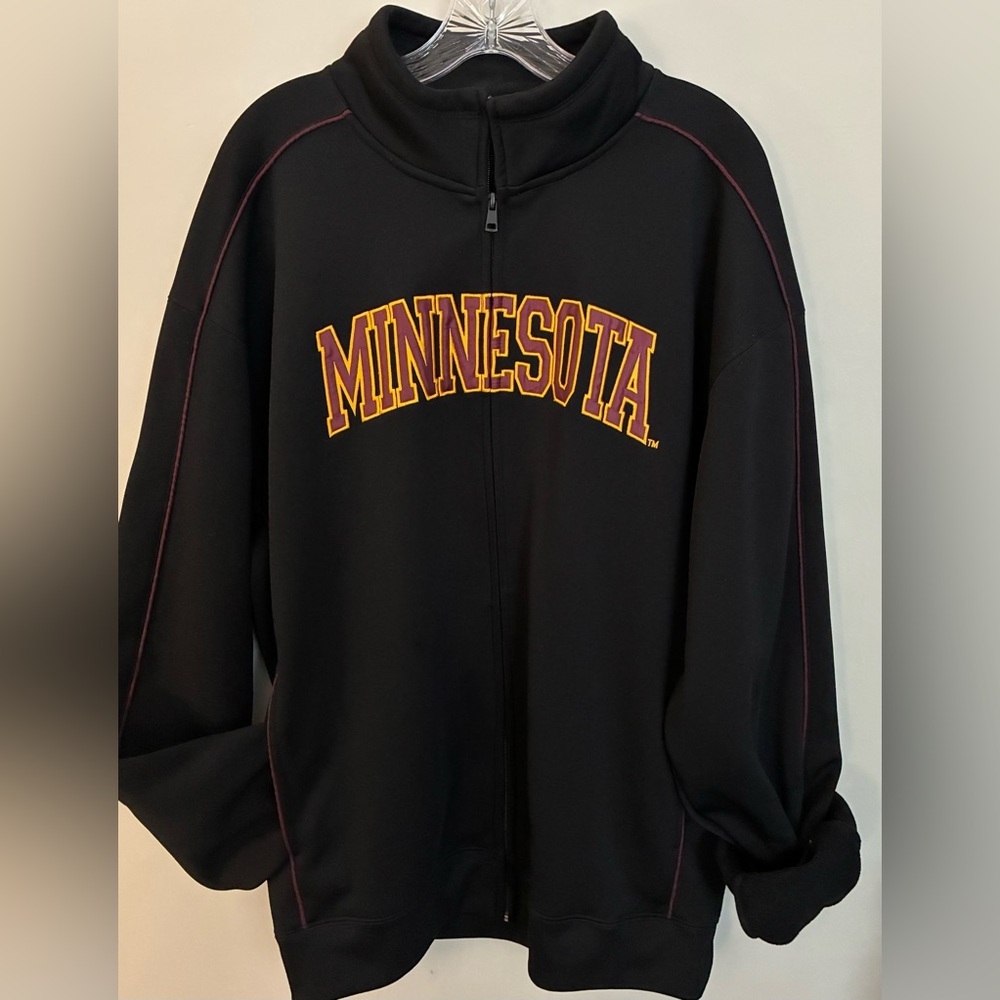 Campus Drive University of Minnesota Black Full-Zip Soft Shell Jacket; Size XL - Picture 3 of 14
